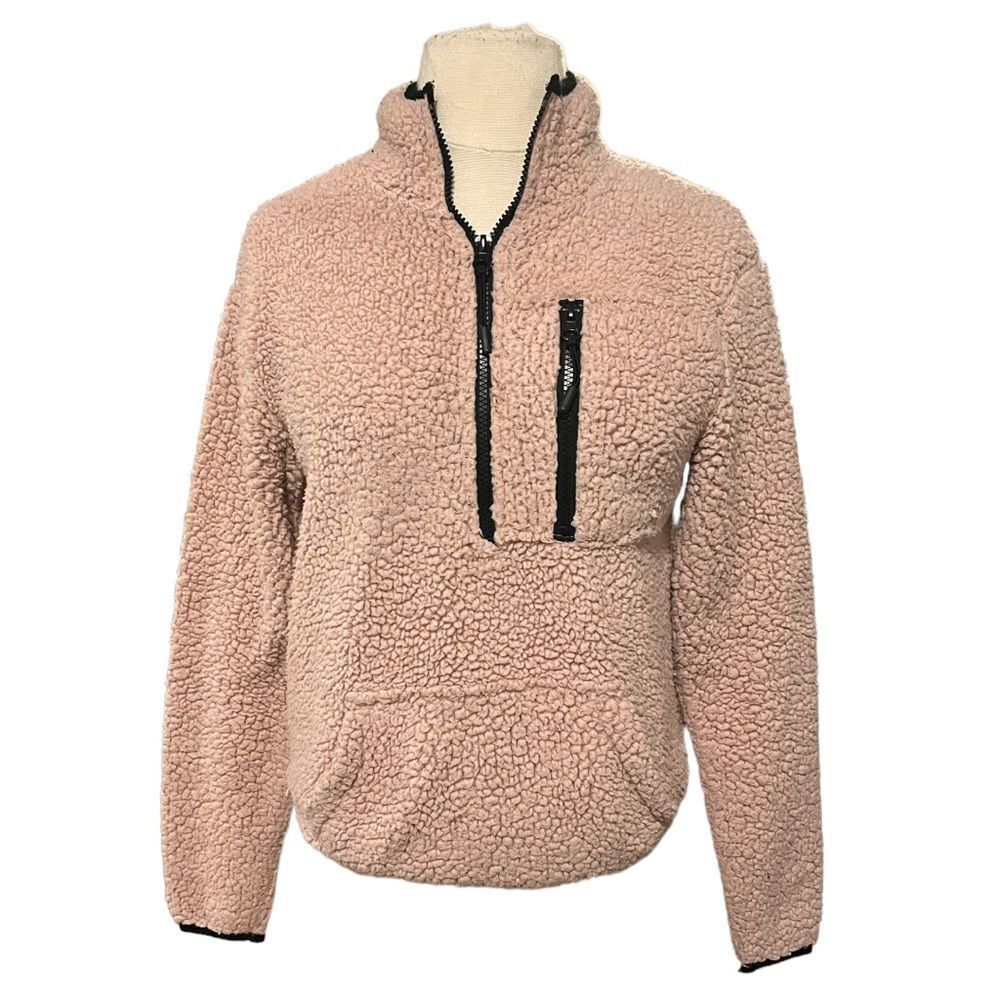 🔥4/$25 Derek Heart Pink Teddy Jacket Size Small